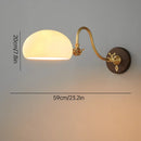 Copper Wall Light with Edison Bulb, Ceramic Base, Adjustable Rotation - Axyaa Brand