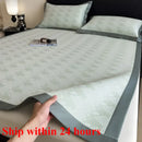 Axyaa Summer Ice Silk Mat Set