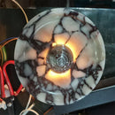 Axyaa Marble LED Wall Lamp Silver Sconce Restaurant Bedroom Indoor Lighting