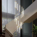 Axyaa Modern LED Chandelier for Living & Dining Room Decor