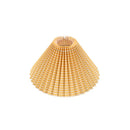 Axyaa Pleated Fabric Lampshade with Metal Frame in Various Colors