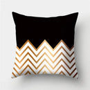 Axyaa Geometric Print Polyester Sofa Cushion Covers Home Decor Pillowcase