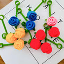 Axyaa Silicone Straw Cover Large Rose Flower Shape Heat-resistant Dust Proof Cup Accessorie