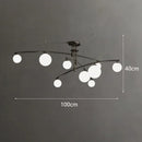 Nordic Living Room Pendant Light by Axyaa: Postmodern Minimalist Design