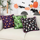 Axyaa Cute Pumpkin Print Cushion Cover Sofa Pillowcase Halloween Decor