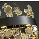 Axyaa Retro Crystal Pendant Light - Elegant and Stylish Stainless Steel Lamp
