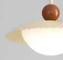 Axyaa Nordic Chestnut Pendant Lamp for Bedroom Dining Room