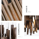 Axyaa Solid Wood LED Pendant Light for Living Room, Study Room Indoor Decor