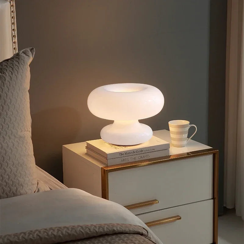 Axya Dimming Glass LED Table Lamp for Living Room Bedroom Dining Decor