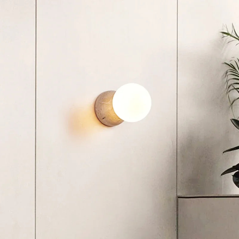 Axyaa Cave Stone Wall LED Wall Lamp