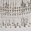 Axyaa Black Gold Crystal Ceiling Lamp: Modern Luxury Nordic Chandelier