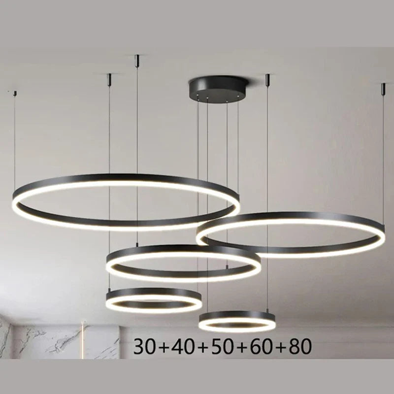 Axyaa Nordic Pendant Chandelier for Living Room Lighting
