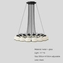 Axyaa Glass Ball Chandelier Pendant Light for Dining Room & Living Room