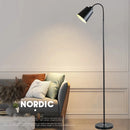 Axyaa Modern Adjustable Goose Neck LED Floor Lamp for Living Room Bedroom