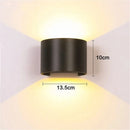 Axya 6W 12W Dimmable LED Wall Lamp Cube IP65 Waterproof Aluminum Wall Light