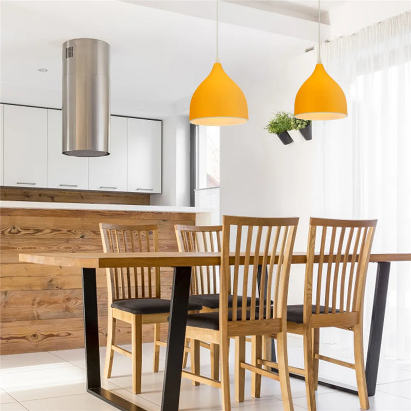 Axyaa Nordic Lustre Pendant Lamp: Modern E27 Hanging Light for Home, Restaurant, Bedroom