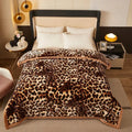 Axyaa Thicken Plush Weighted Blanket - Winter Heavy Throw for Warm Beddings