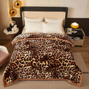 Axyaa Thicken Plush Weighted Blanket - Winter Heavy Throw for Warm Beddings