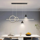 Axyaa Minimalist Restaurant Pendant Chandelier for Home Interior, Living Room, Cafe, Bar Table