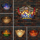 Axyaa Dragonfly Tiffany Stained Glass Wall Lamp for Elegant Lighting