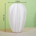 Axyaa Carambola Ceramic Vase: Stylish Floral Desk Decor with Aesthetic Starfruit Design