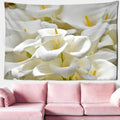 Rose Mandala Tapestry Wall Art Aesthetics by Axyaa