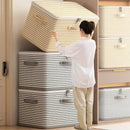 Axyaa Clothes Storage Bags Quilt Organizers Portable Closet Wardrobe Bins