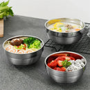 Axyaa Stainless Steel Snack Bowl Set for Home Kitchen Dining