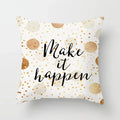Axyaa Gold Decorative Cushion Cover for Home Sofa - Luxury Home Decor