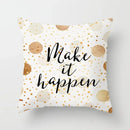 Axyaa Gold Decorative Cushion Cover for Home Sofa - Luxury Home Decor