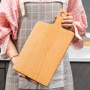 Axyaa Beech Wood Chopping Block for Kitchen Food Prep & Presentation