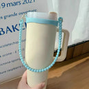 Axyaa 30/40 oz Silicone Tumbler Handle - Portable Cup Strap for Stanley Cup