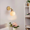 Axyaa Ceramic Ball LED Wall Lamp for Home Decor