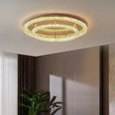 Axyaa Crystal Style Adjustable Light Ceiling Lamp - Modern Luxury Design
