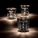 Axya Crystal Diamond LED Rechargeable Table Lamp for Restaurant Bar Bedroom Decor