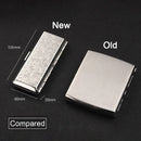 Axya Slim Cigarette Case, Waterproof, Portable, 10-14Pcs, Embossed, Gifts Box