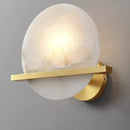 Axyaa Marble Alabaster Wall Lamp for TV Background Bedside and Corridor