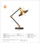 Axyaa Retro Desk Lamp: Nordic Postmodern Style for Bedroom and Living Room