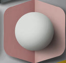 Axyaa Macaron LED Kids Wall Lamp | Nordic Ball Design for Bedroom, Living Room