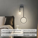 Axyaa Modern LED Wall Clock Light for Home Interior Decoration