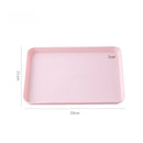 Axyaa Serving Tray: Anti-Slip Scratch Resistant Kitchenware for Tea, Fruit, Dessert