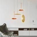 Axyaa Saucer Design Ceiling Chandelier Indoor Light Fixture for Living Room Bedroom Kitchen