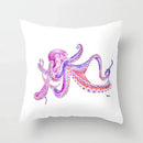 Axyaa Psychedelic Octopus Print Pillowcase - Home Decor