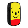 Axyaa Pooh Pencil Case: Large Storage Box for School Supplies