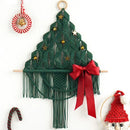 Axyaa Macrame Christmas Tree Wall Hanging: Handmade Boho Decor for Living Room & Kids