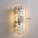 Modern Crystal Wall Lamp for Home & Hotel Spaces | Axyaa Luxury LED Lighting