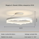 Axyaa Nordic Round LED Dimmable Ceiling Lights | Modern Minimalism Bedroom Lamp Fixtures