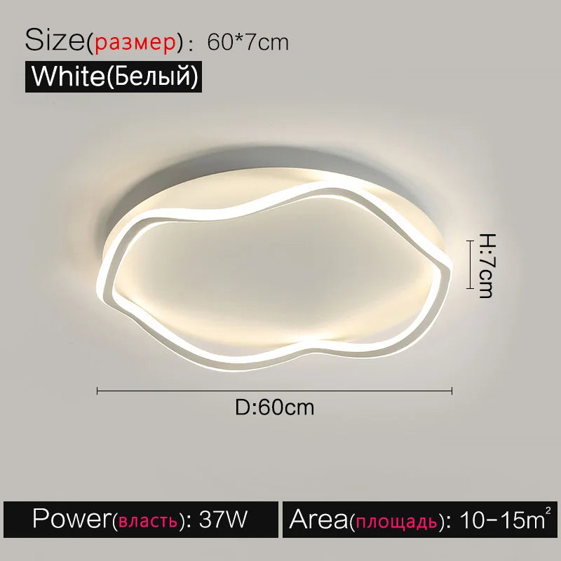 Axyaa Bedroom Ceiling Lamps - Modern LED Master Bedroom Lighting