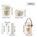 Axyaa Stainless Steel Insulated Lunch Box Food Container for Students & Office Workers.