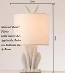 Axyaa Nordic Rabbit Shade Table Lamp Minimalist Design for Living Room, Bedroom, Study, Restaurant